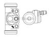 BOSCH F 026 002 347 Wheel Brake Cylinder